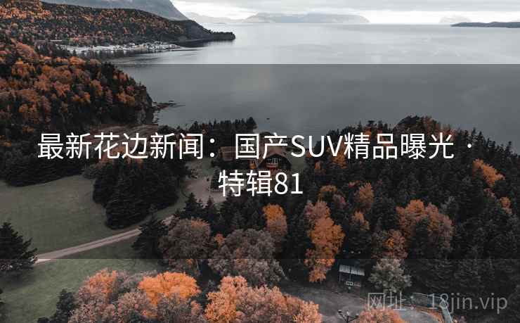最新花边新闻：国产SUV精品曝光 · 特辑81